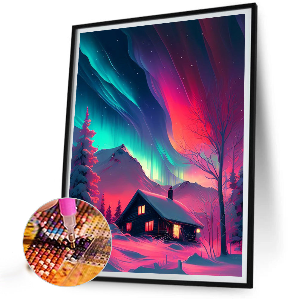Glare Of Snow 30*40Ccm(canvas) full round drill diamond painting