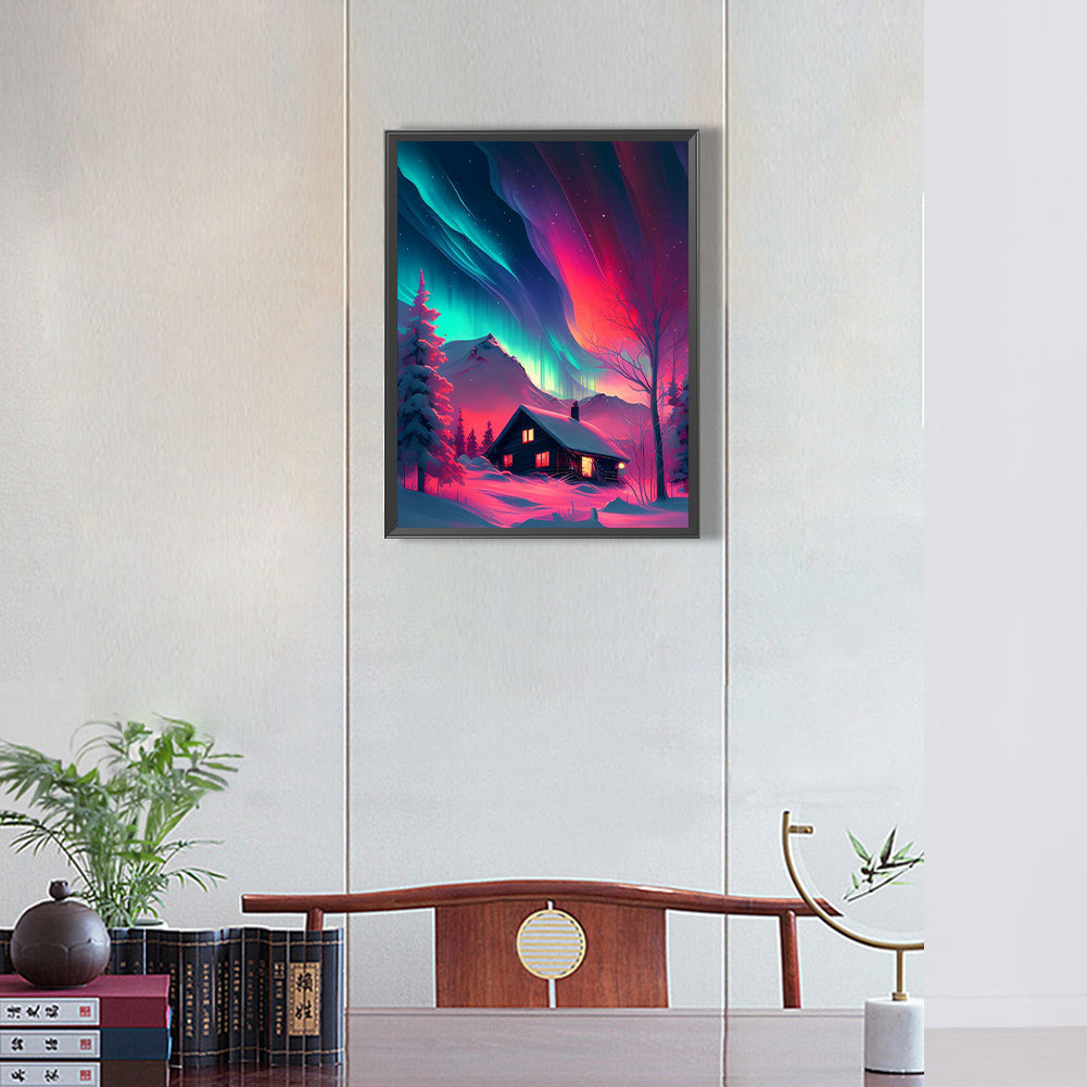 Glare Of Snow 30*40Ccm(canvas) full round drill diamond painting