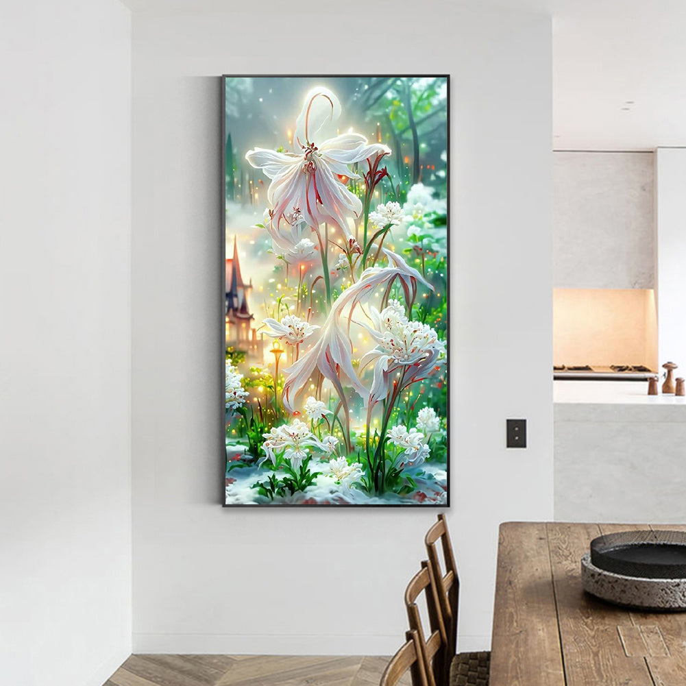 Dream Flower - Full Round Drill Diamond Painting 40*70CM
