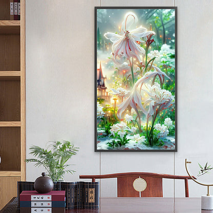Dream Flower - Full Round Drill Diamond Painting 40*70CM