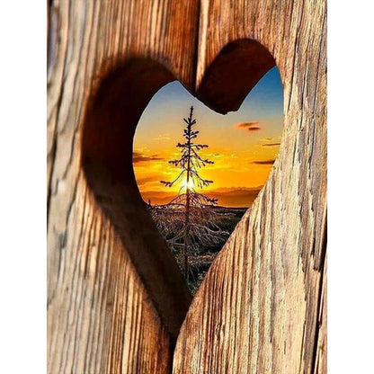 Landscape - Full Round Drill Diamond Painting 30*40CM