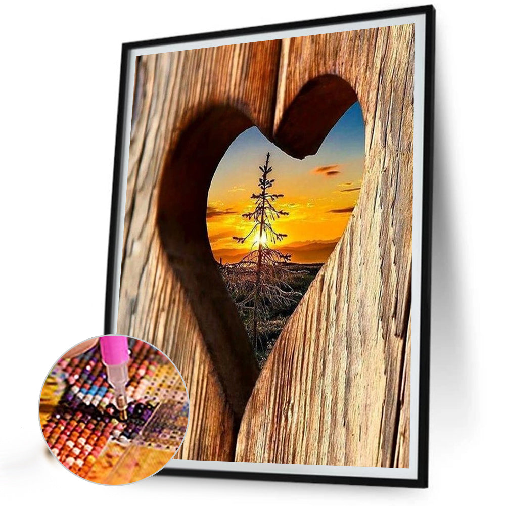 Landscape - Full Round Drill Diamond Painting 30*40CM