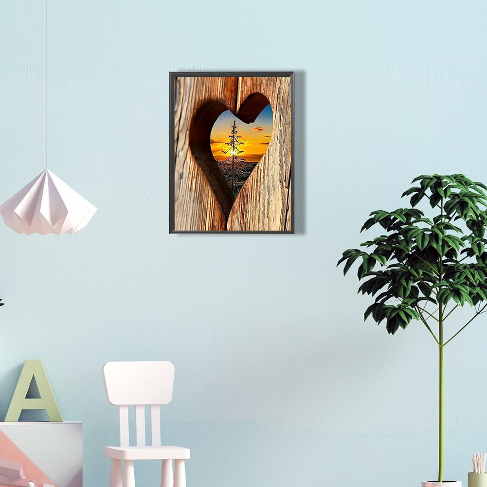 Landscape - Full Round Drill Diamond Painting 30*40CM