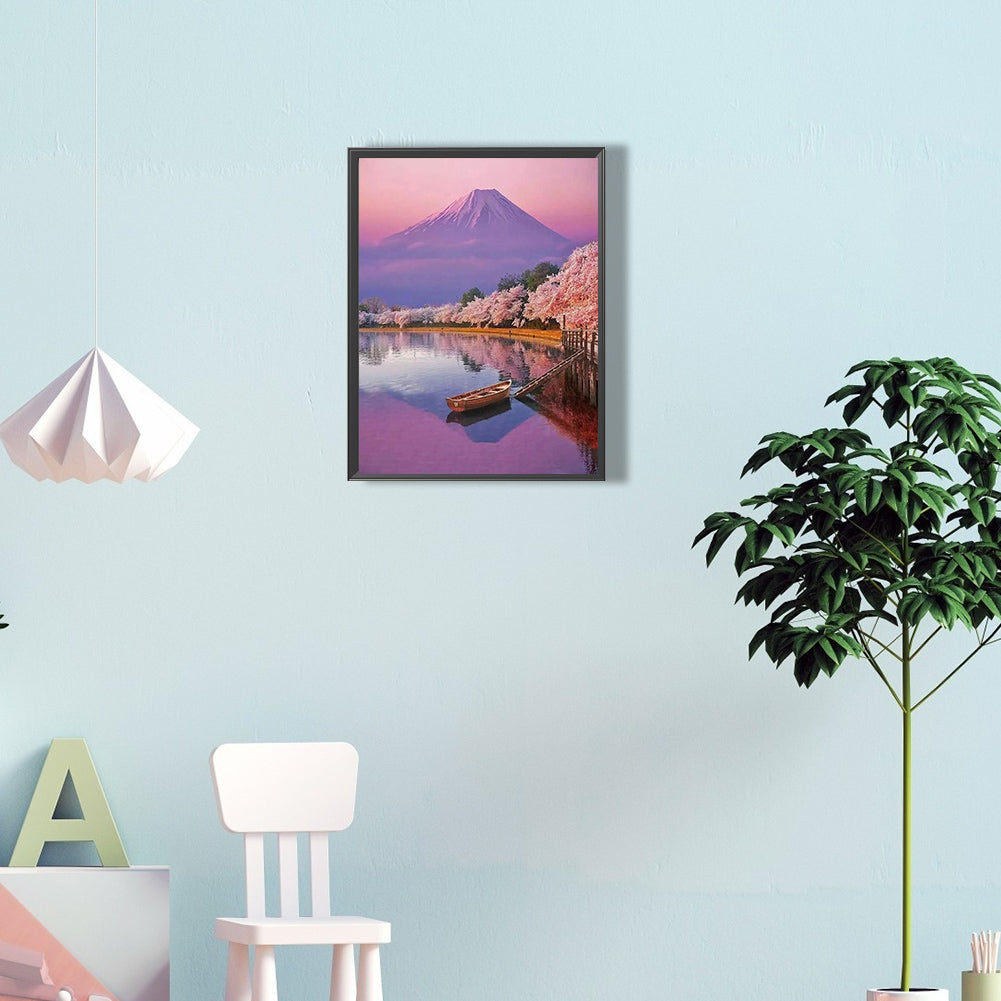 Landscape - Full Round Drill Diamond Painting 30*40CM