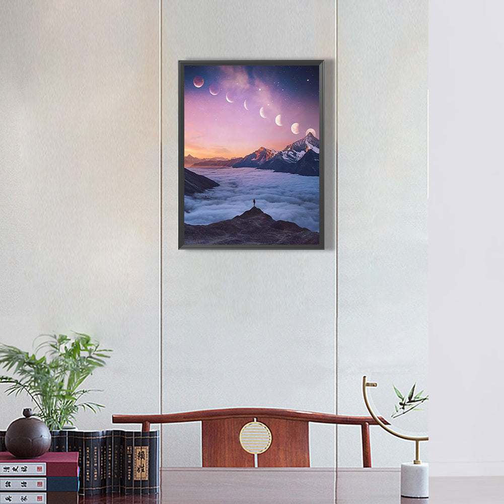 Landscape - Full Round Drill Diamond Painting 30*40CM