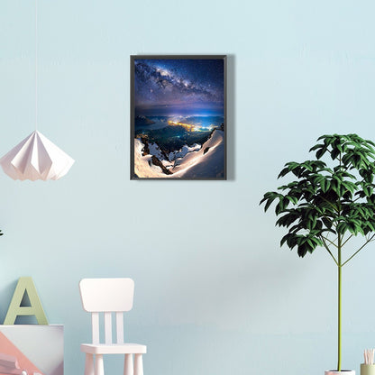 Landscape - Full Round Drill Diamond Painting 30*40CM