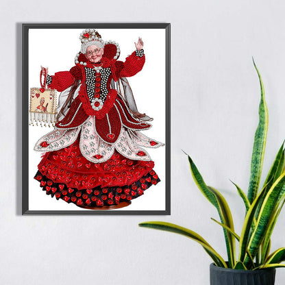 Queen Of Hearts - Special Shaped Drill Diamond Painting 30*40CM