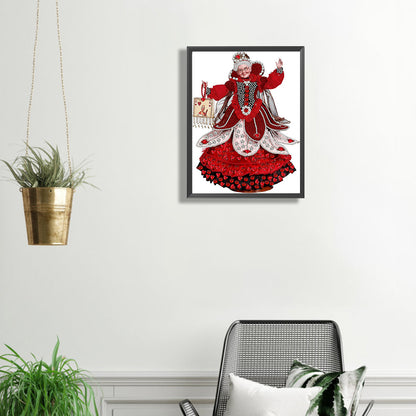 Queen Of Hearts - Special Shaped Drill Diamond Painting 30*40CM