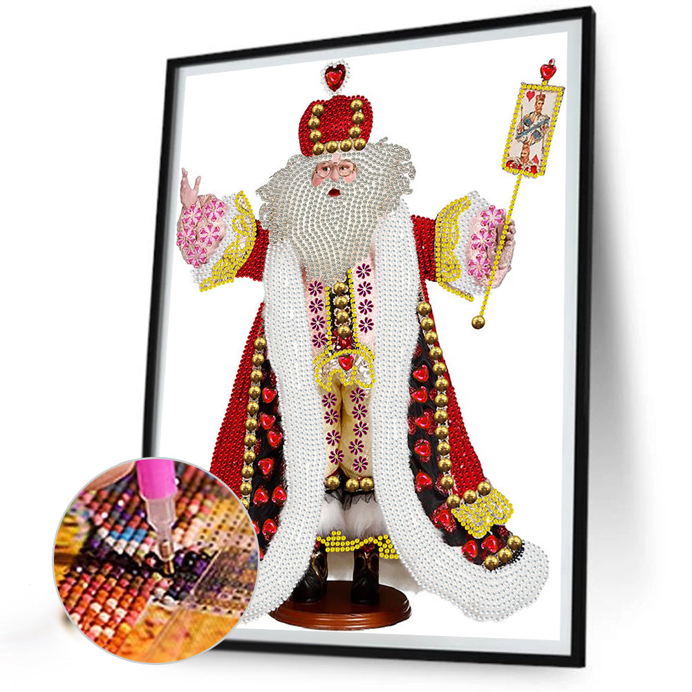 King Of Hearts - Special Shaped Drill Diamond Painting 30*40CM