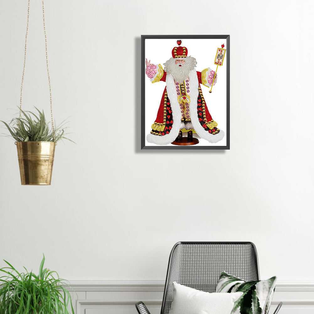 King Of Hearts - Special Shaped Drill Diamond Painting 30*40CM