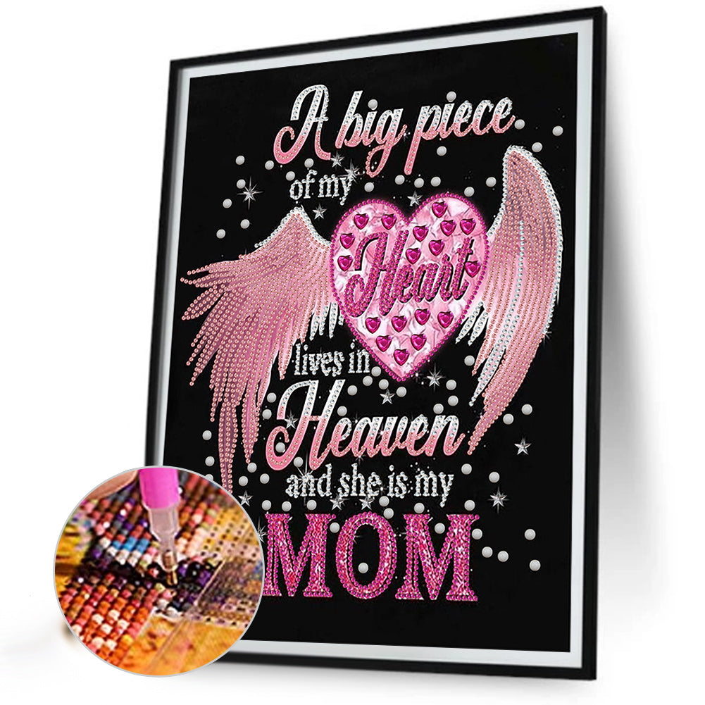 English Letter - Special Shaped Drill Diamond Painting 30*40CM