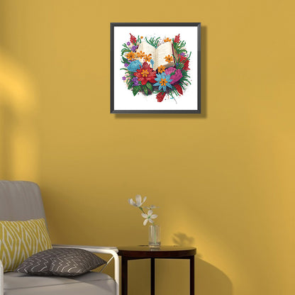 Art Flower Book - Special Shaped Drill Diamond Painting 30*30CM