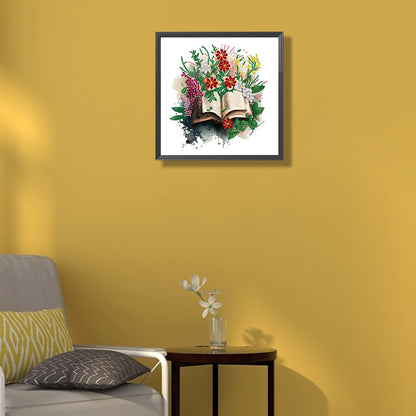 Art Flower Book - Special Shaped Drill Diamond Painting 30*30CM