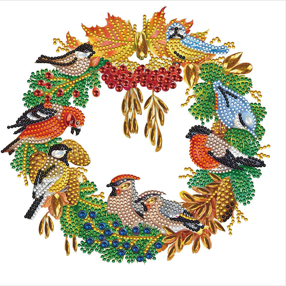 Bird Garland - Special Shaped Drill Diamond Painting 30*30CM