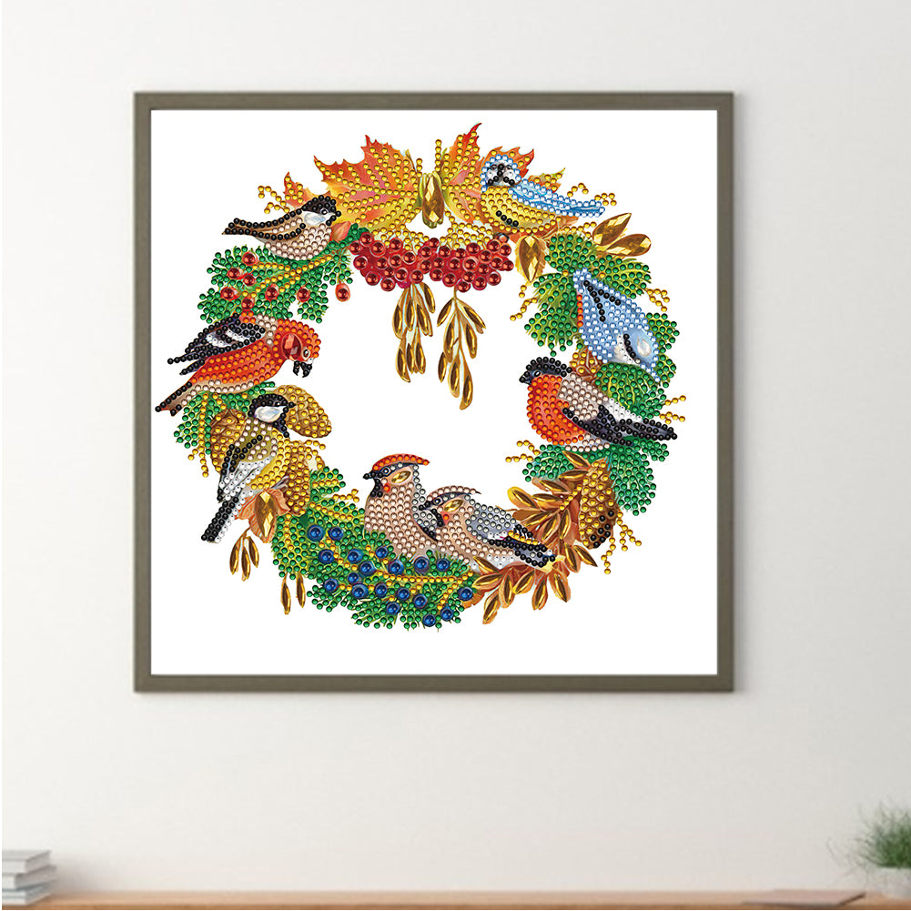 Bird Garland - Special Shaped Drill Diamond Painting 30*30CM