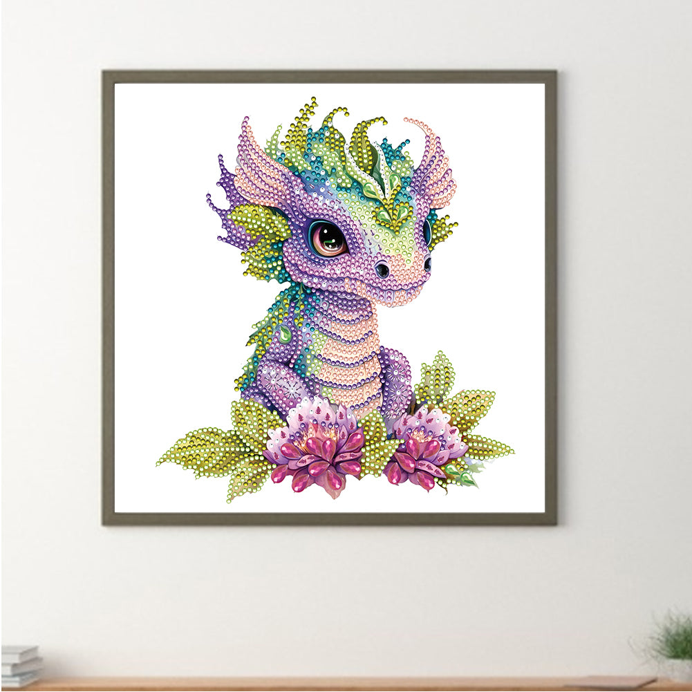 Baby Dragon - Special Shaped Drill Diamond Painting 30*30CM