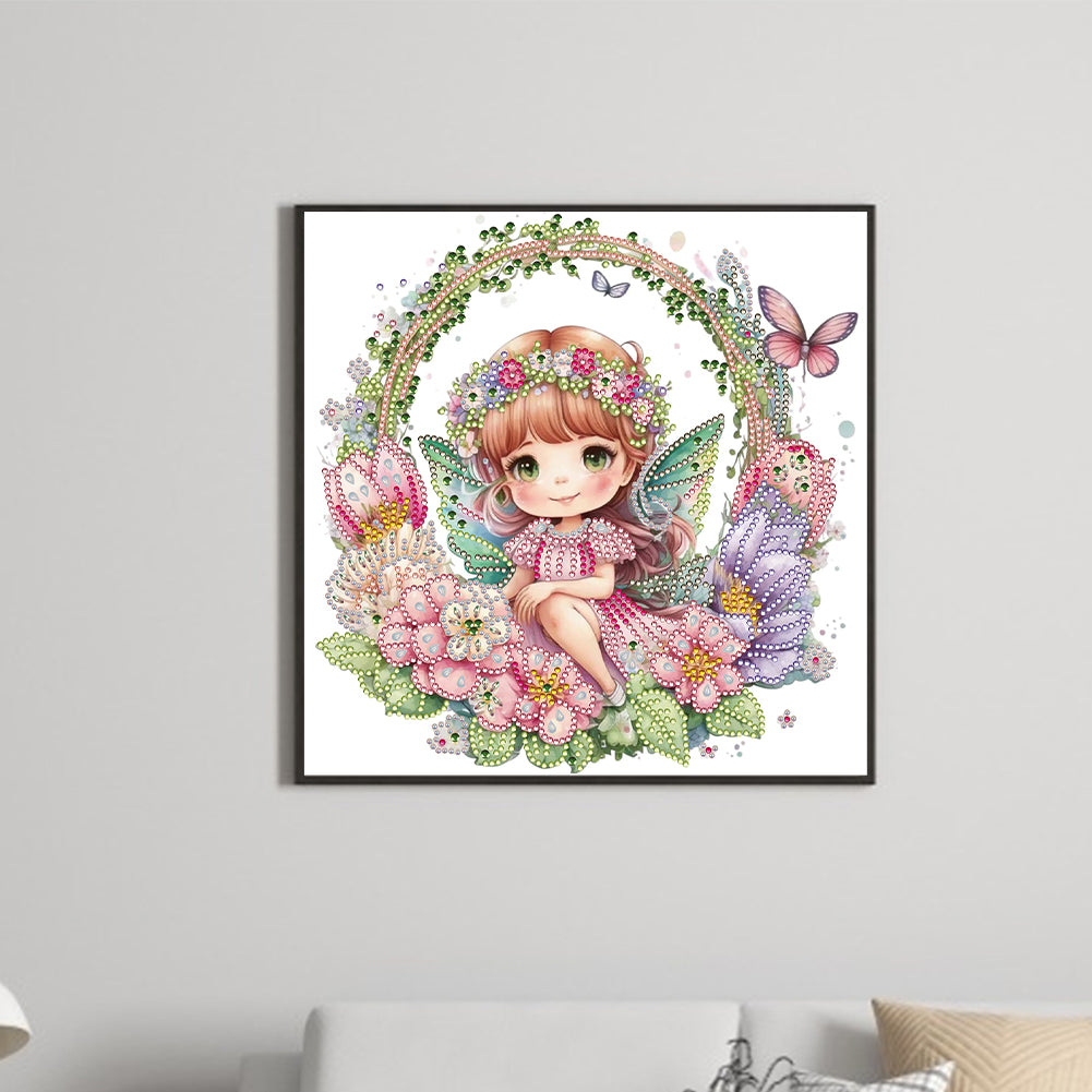 Fairy Angel - Special Shaped Drill Diamond Painting 30*30CM