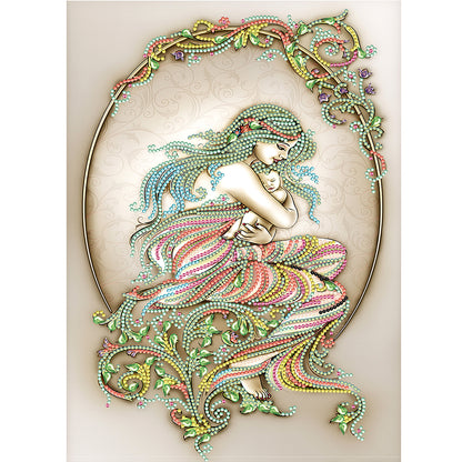 Mother Earth - Special Shaped Drill Diamond Painting 30*40CM