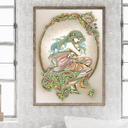 Mother Earth - Special Shaped Drill Diamond Painting 30*40CM