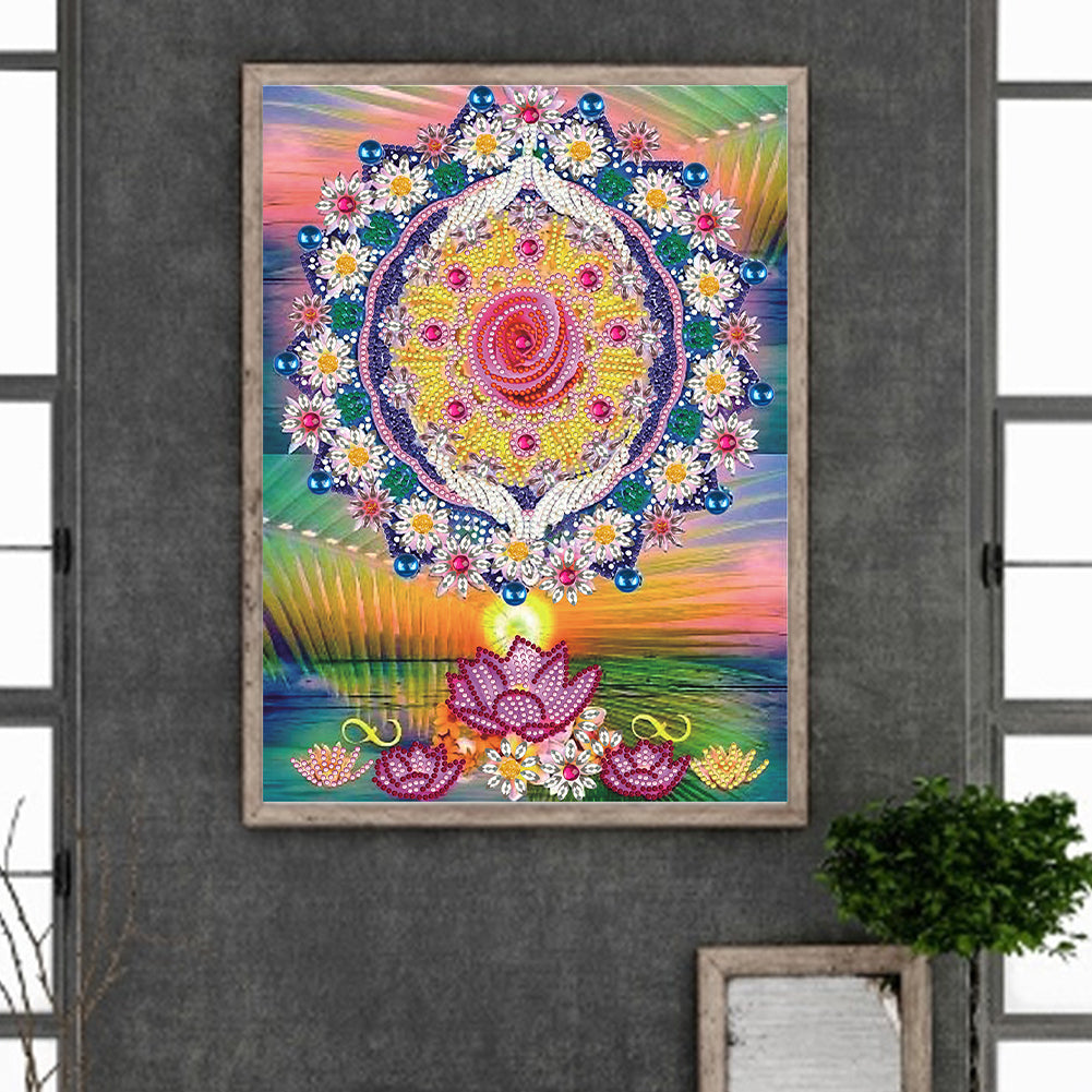 Tianyi Mandala - Special Shaped Drill Diamond Painting 30*40CM