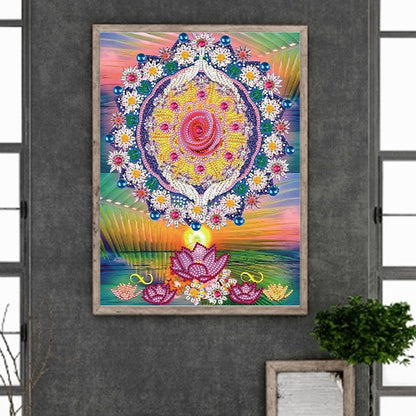 Tianyi Mandala - Special Shaped Drill Diamond Painting 30*40CM