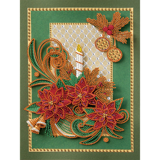 Quilling Paper Painting Greeting Card - Special Shaped Drill Diamond Painting 30*40CM