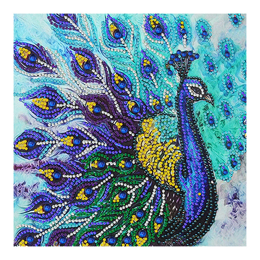 Peacock - Special Shaped Drill Diamond Painting 30*30CM