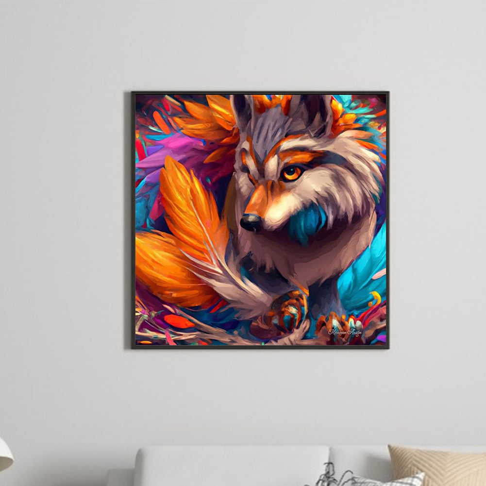Wolf - Full Square Drill Diamond Painting 40*40CM