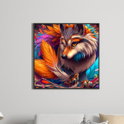 Wolf - Full Square Drill Diamond Painting 40*40CM