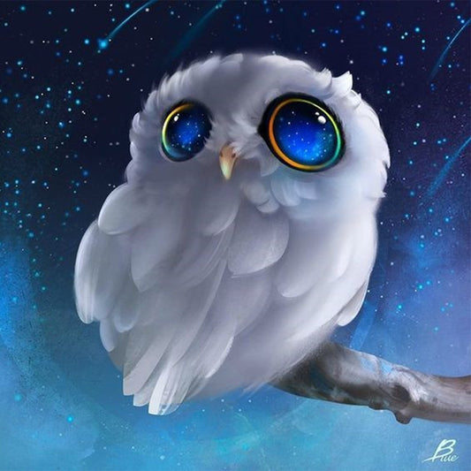 Owl - Full Square Drill Diamond Painting 30*30CM
