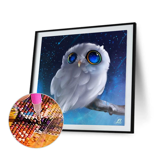 Owl - Full Square Drill Diamond Painting 30*30CM