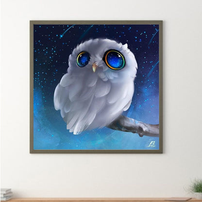 Owl - Full Square Drill Diamond Painting 30*30CM