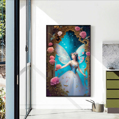 Flower Fairy - Full Square Drill Diamond Painting 30*50CM