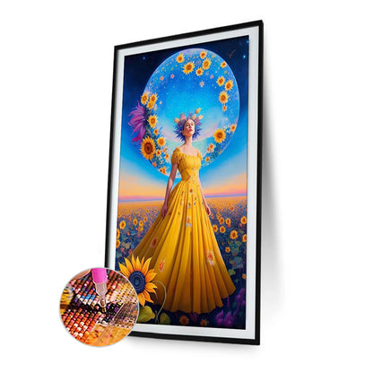 Flower Fairy - Full Square Drill Diamond Painting 30*50CM