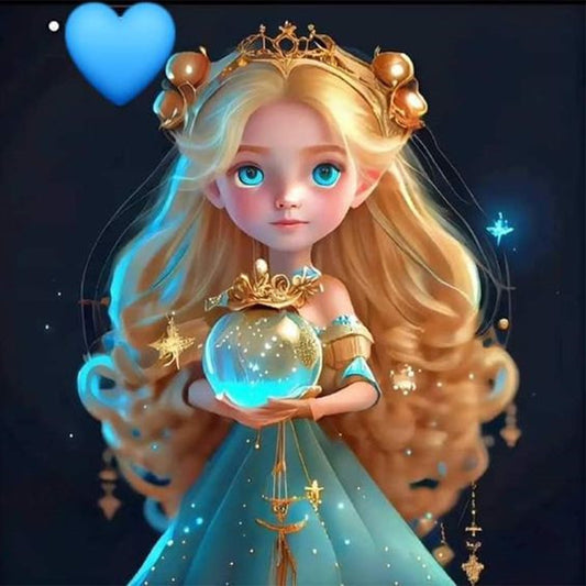 Blonde Princess - Full Square Drill Diamond Painting 40*40CM