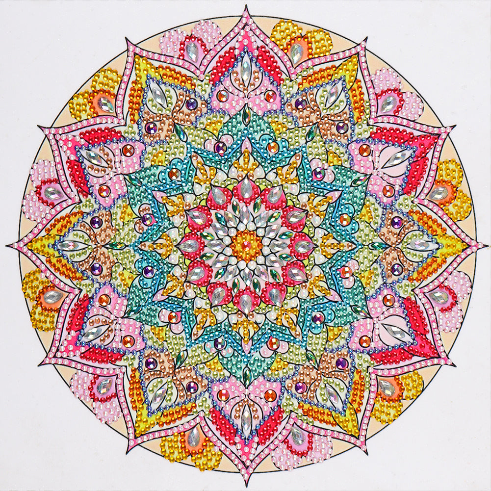 Mandala - Special Shaped Drill Diamond Painting 30*30CM