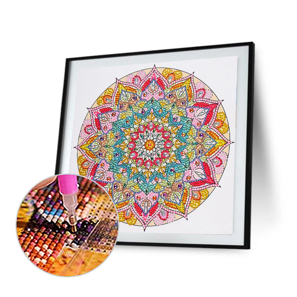 Mandala - Special Shaped Drill Diamond Painting 30*30CM