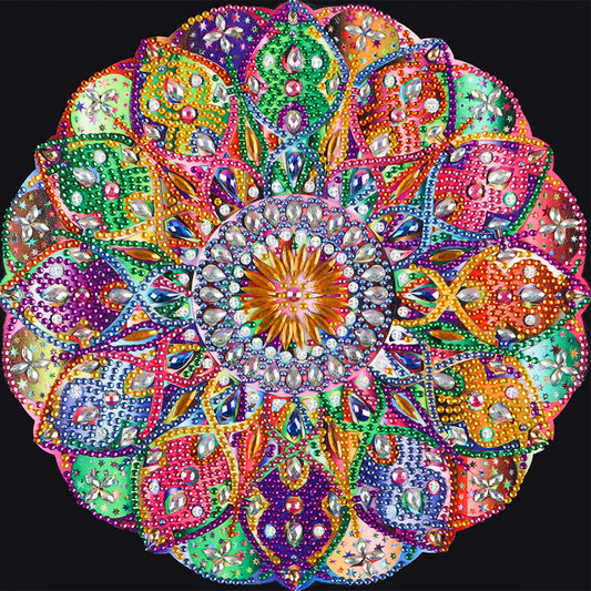 Mandala - Special Shaped Drill Diamond Painting 30*30CM