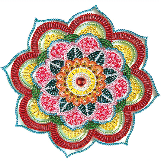 Mandala - Special Shaped Drill Diamond Painting 30*30CM