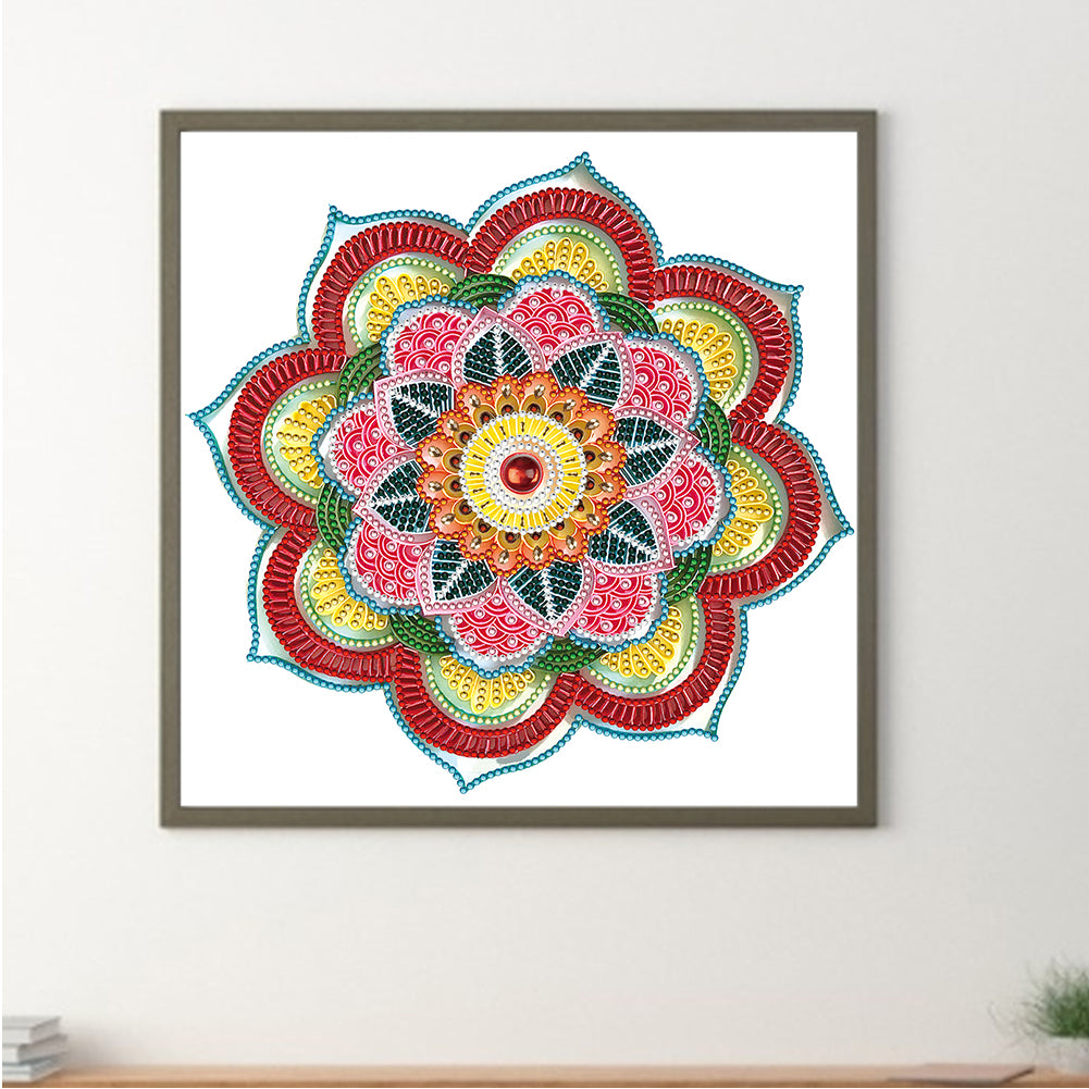 Mandala - Special Shaped Drill Diamond Painting 30*30CM