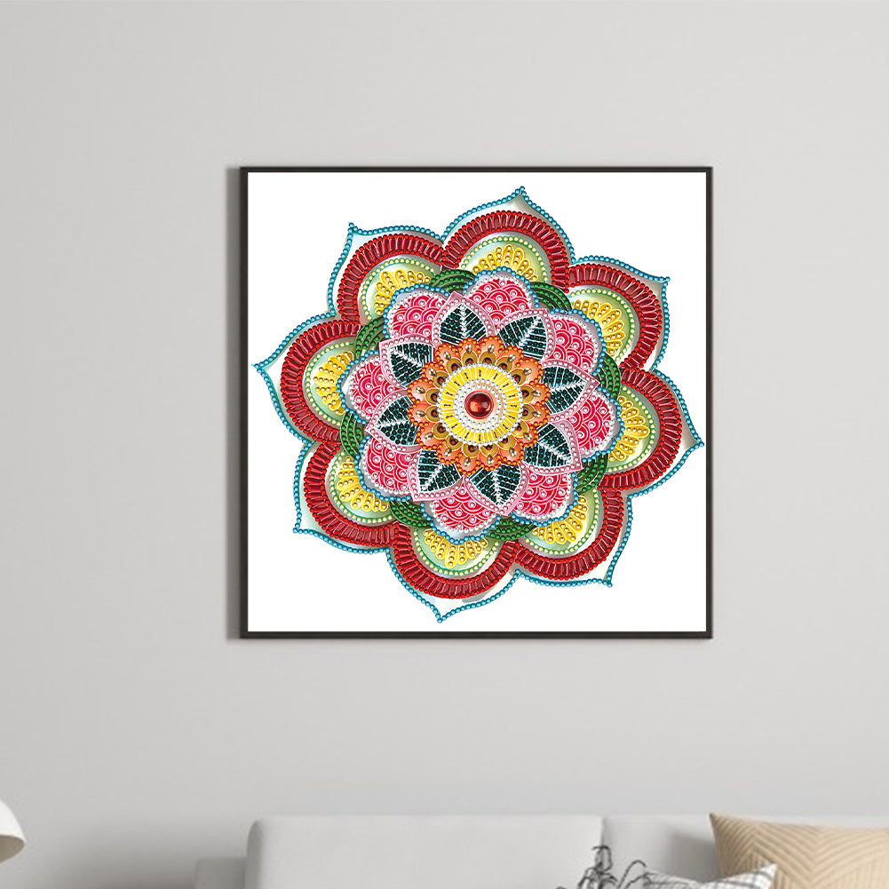 Mandala - Special Shaped Drill Diamond Painting 30*30CM