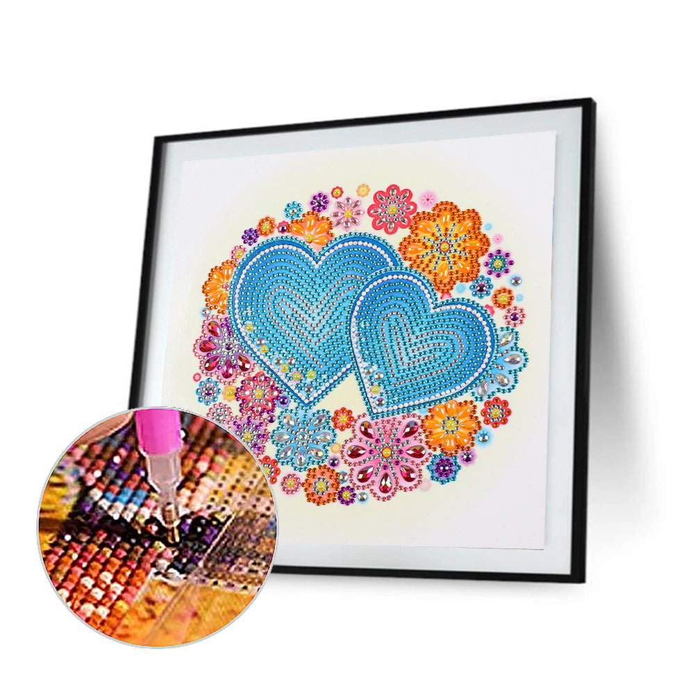 Love - Special Shaped Drill Diamond Painting 30*30CM