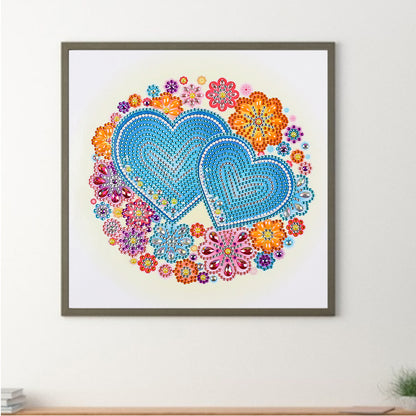 Love - Special Shaped Drill Diamond Painting 30*30CM