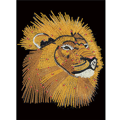 Lion - Special Shaped Drill Diamond Painting 30*40CM