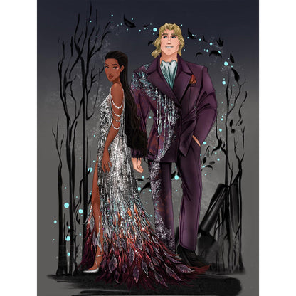 Disney Princess And Prince - Full Round Drill Diamond Painting 30*40CM