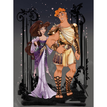Disney Princess And Prince - Full Round Drill Diamond Painting 30*40CM