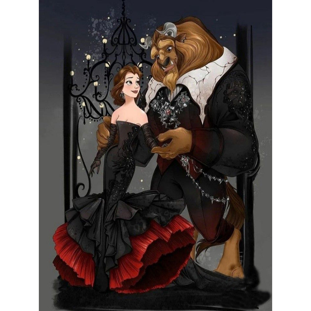 Disney Princess And Prince - Full Round Drill Diamond Painting 30*40CM