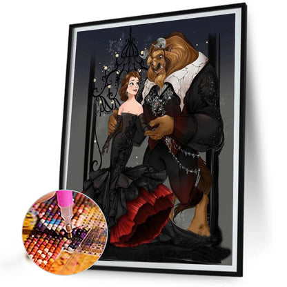 Disney Princess And Prince - Full Round Drill Diamond Painting 30*40CM