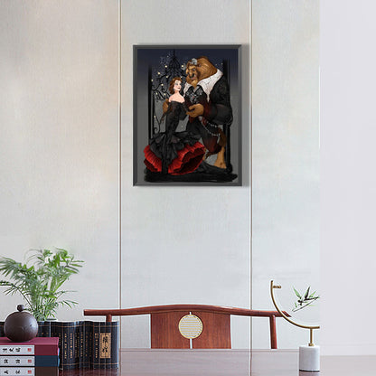 Disney Princess And Prince - Full Round Drill Diamond Painting 30*40CM