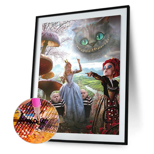 Alice In Wonderland - Full Round Drill Diamond Painting 40*50CM